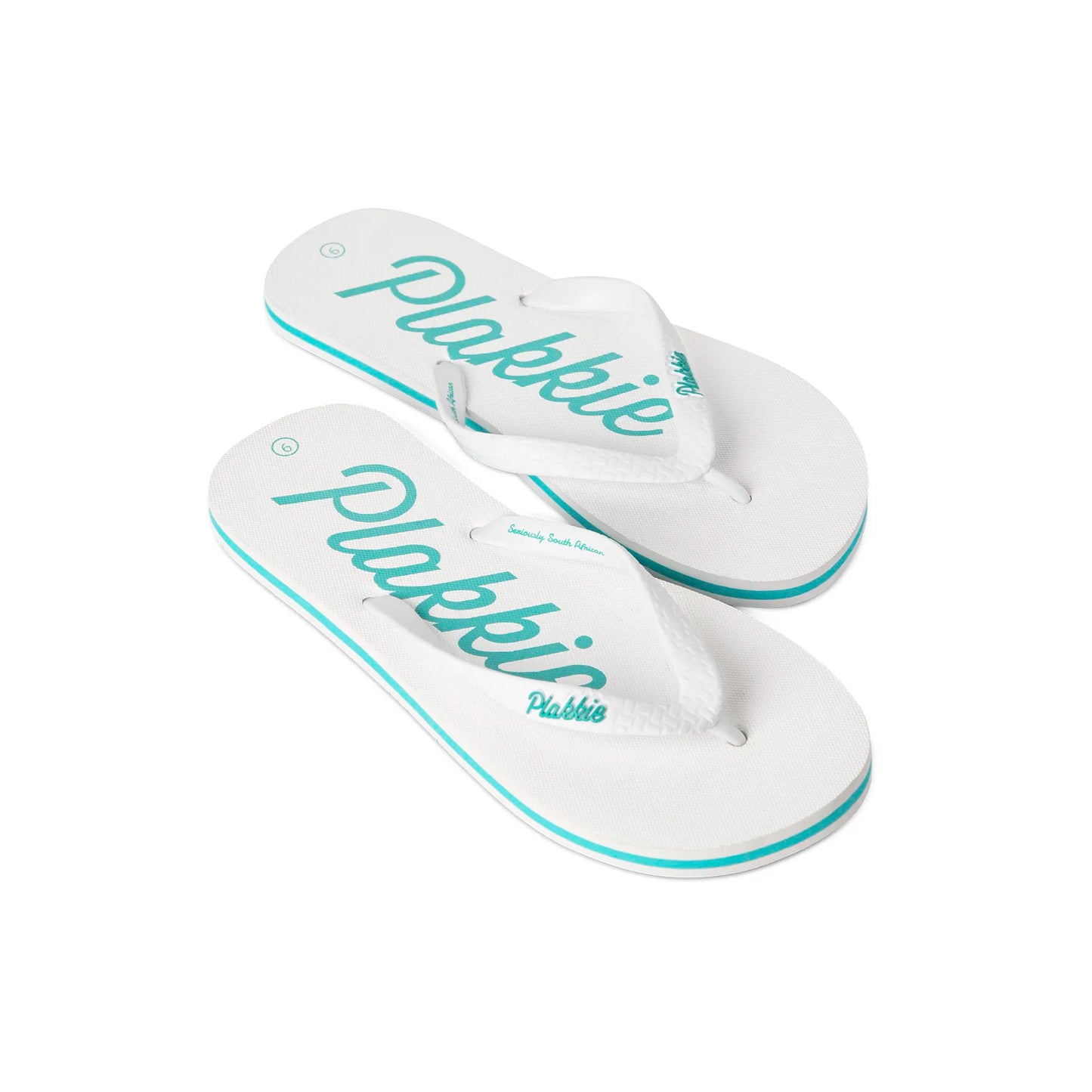 Plakkie Port Saint Johns (White and Mint)