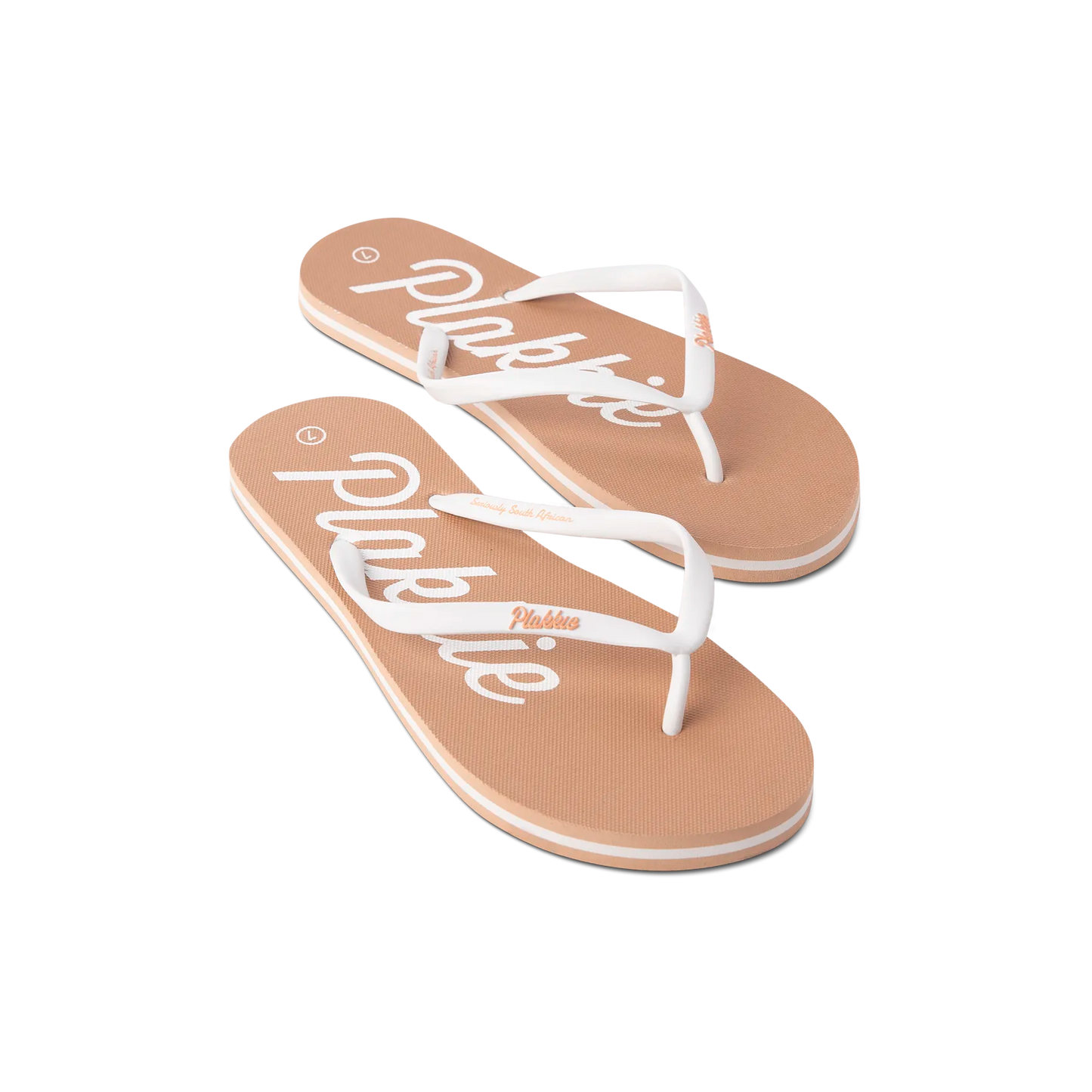 Plakkie Coffee Bay (Tan and White)