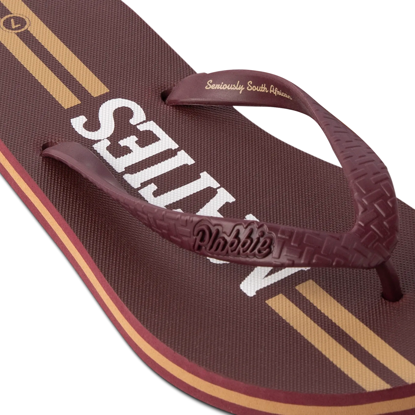 The Matie Men's Plakkie (Maroon and White)