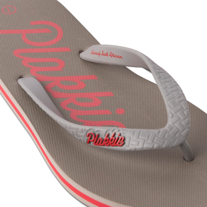 Plakkie Clifton (Grey and Red)