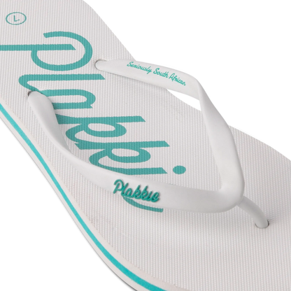 Plakkie Port Saint Johns (White and Mint)